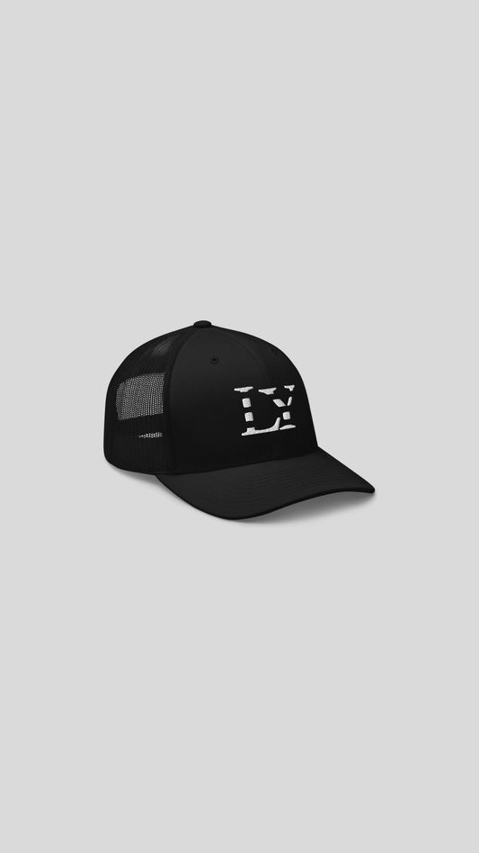 MESH CAP BLACK AND WHITE