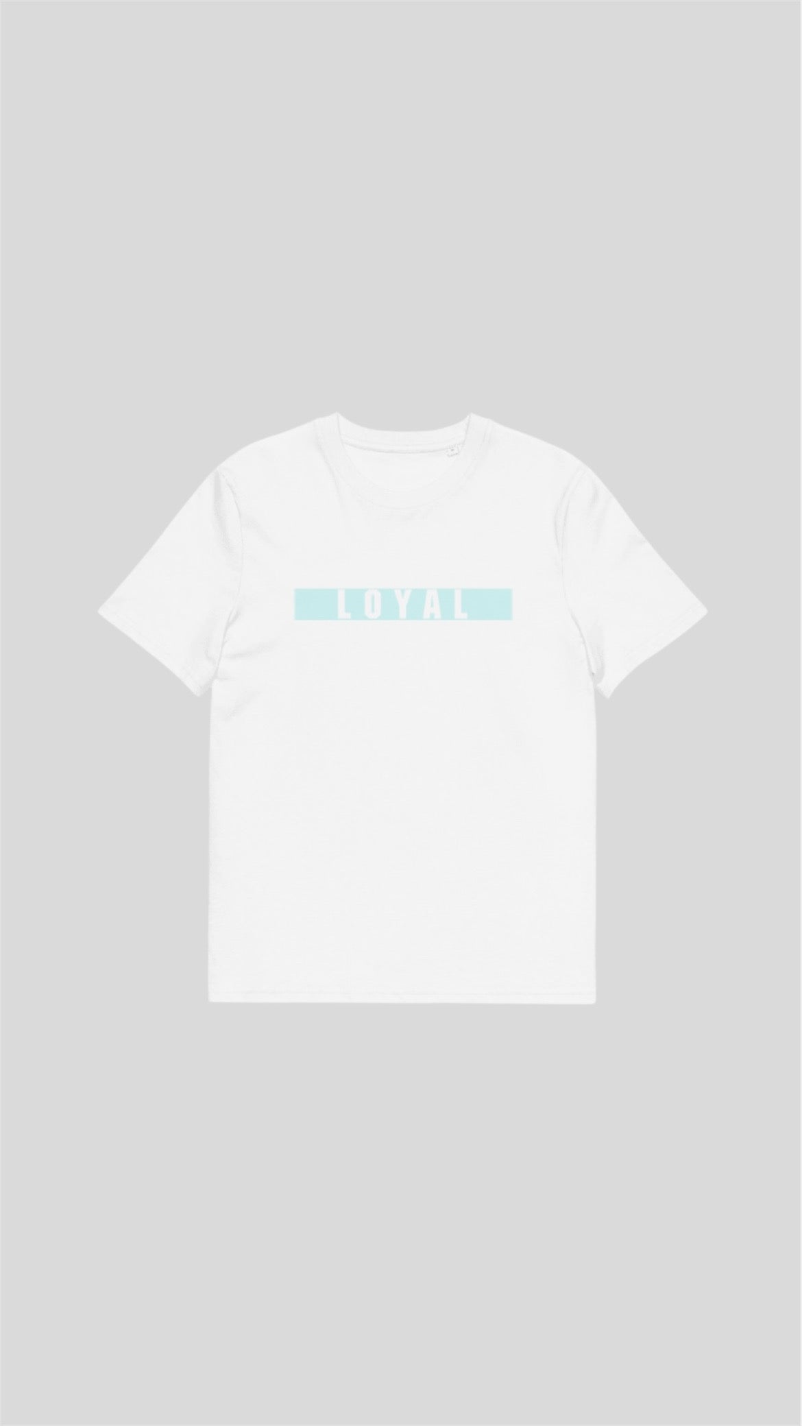 Line Limited Blue Tee White
