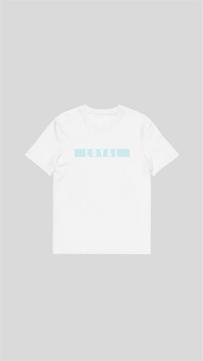 Line Limited Blue Tee White