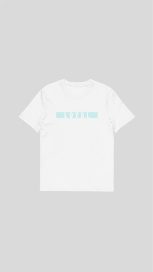 Line Limited Blue Tee White