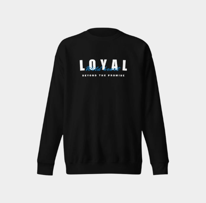 Black And Blue Sweatshirt Wild Heart