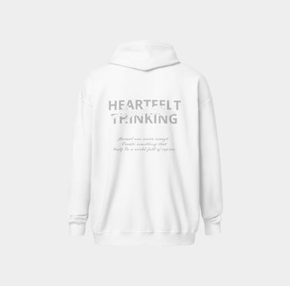 White Zip Hoodie Loyal Club