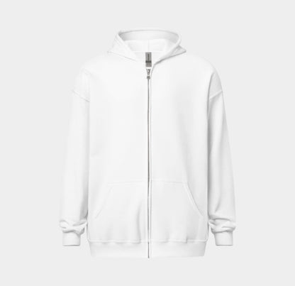 White Zip Hoodie Loyal Club