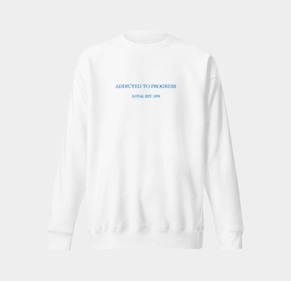 White Stitched Sweatshirt Loyal